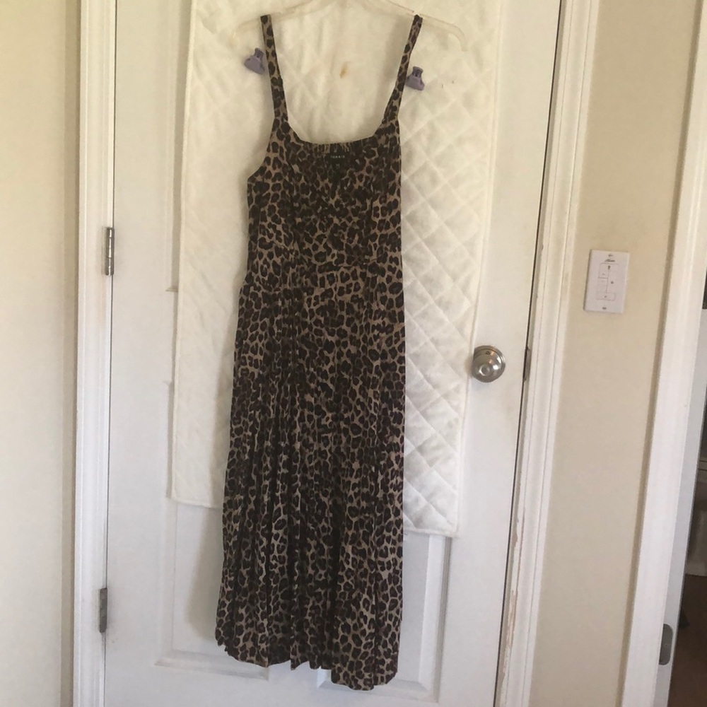Never worn Torrid Leopard print dress